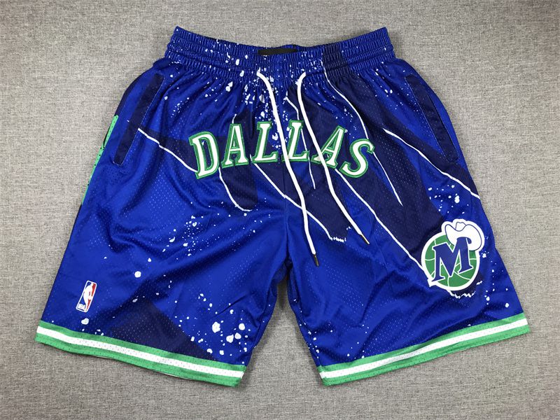 2025 Men NBA Dallas Mavericks Shorts Blue->dallas mavericks->NBA Jersey